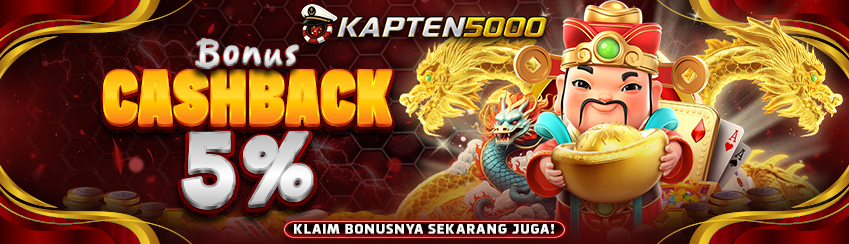 CASHBACK 5% SLOT & SPORTBOOK